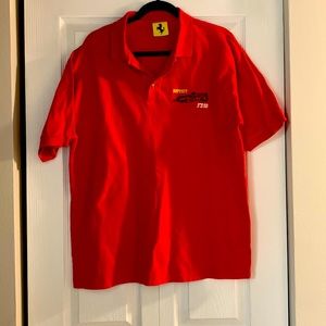 Vintage Ferrari Red Polo